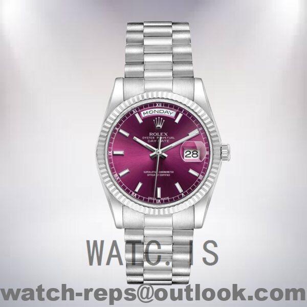 Rolex Day-Date Men's m118239-0304 36mm President Bracelet/Oyster Bracelet Watch - Image 5