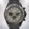 Rolex Daytona 116589 40mm Men's Rubber Band Black-tone Watch