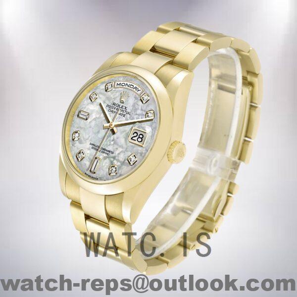 Rolex Day-Date 118208 36mm Men's Gold-tone Watch - Image 3
