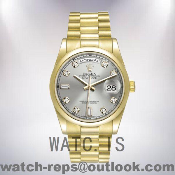 Rolex Day-Date Men's 36mm 118208 Gold-tone Automatic Watch - Image 2