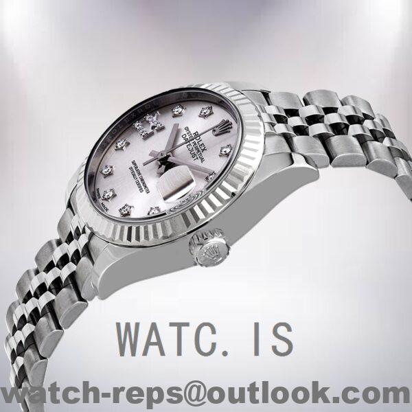 Rolex Datejust m279174-0021 28mm Ladies Silver-tone Watch - Image 3