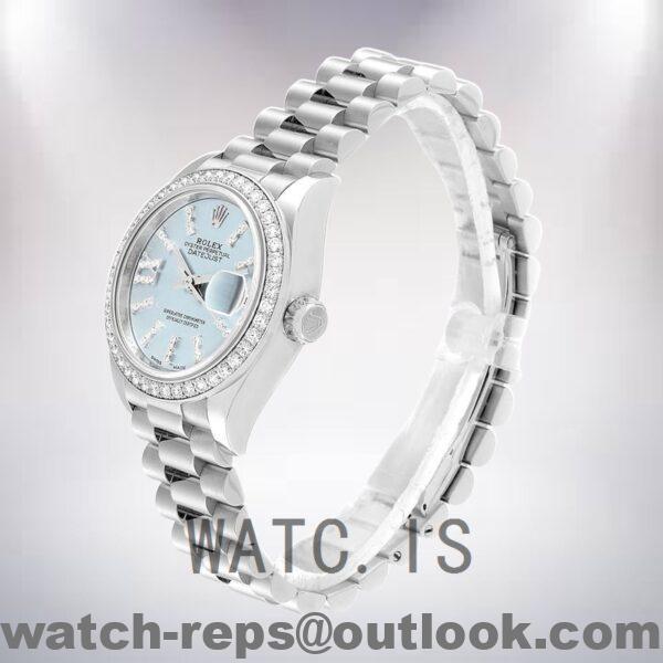Rolex Datejust Ladies 28mm 279136 President Bracelet Watch - Image 3