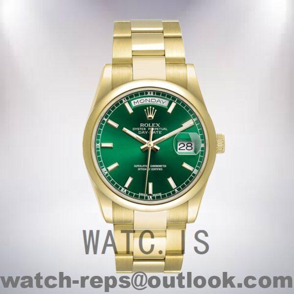 Rolex Day-Date 36mm m118208-0349 Men's Automatic President Bracelet/Oyster Bracelet Watch - Image 5