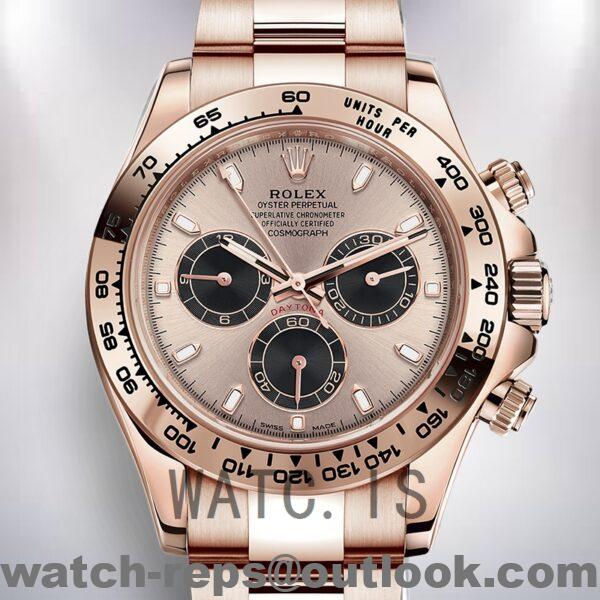 Rolex Daytona 40mm m116505-0016 Men’s Automatic Rose Gold Dial Watch 4