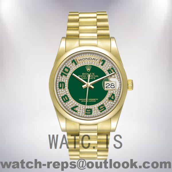 Rolex Day-Date Men's 36mm 118208 Gold-tone Watch - Image 2