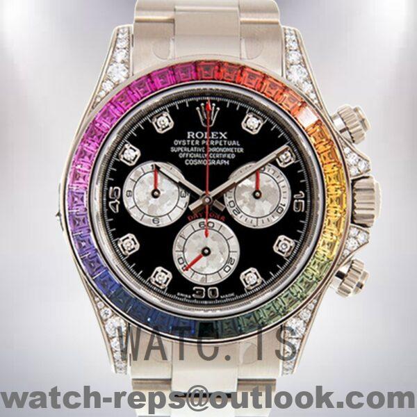 Rolex Daytona 116599RBOW Men’s 40mm Oyster Bracelet Watch 4