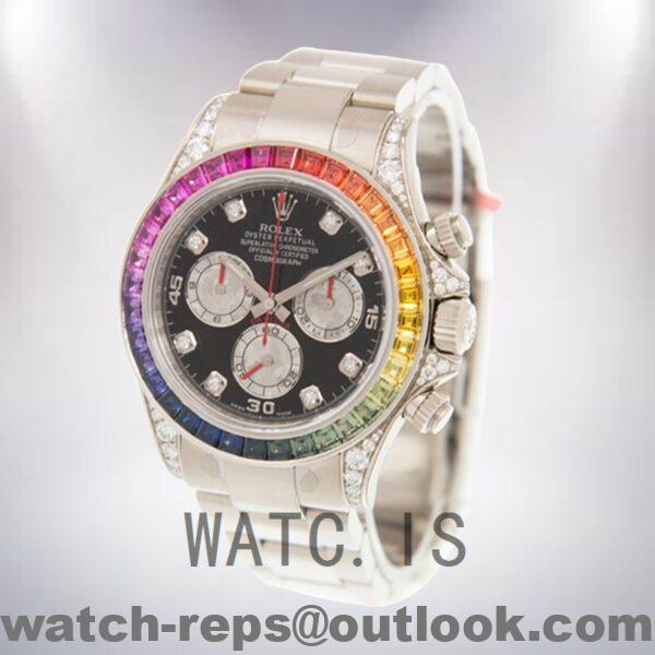 Rolex Daytona 116599RBOW Men’s 40mm Oyster Bracelet Watch 6