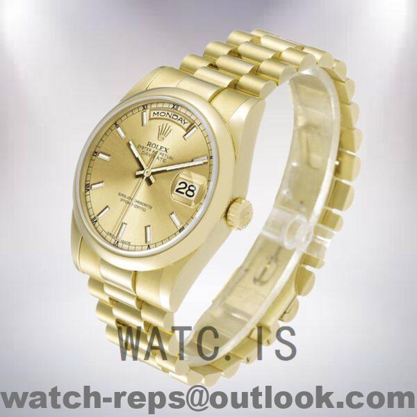 Rolex Day-Date 36mm Men's 118208-0062 President Bracelet/Oyster Bracelet Watch - Image 3
