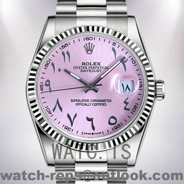 Rolex Datejust Men's 41mm 126334 Pink Dial Watch