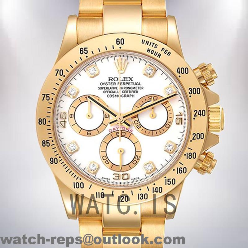 Rolex Daytona Men’s 40mm 116588TBR-0003 Gold Dial Rubber Band Watch 3