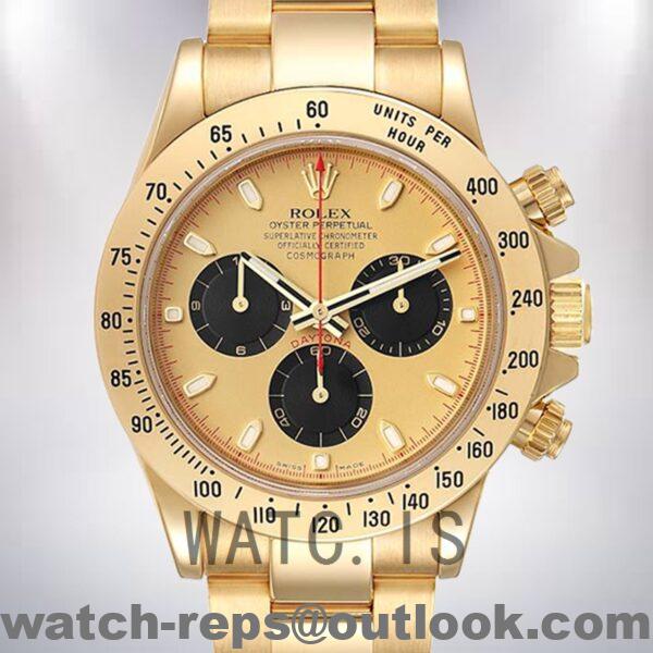 Rolex Daytona 116528-0041 Men's 40mm Champagne Dial Watch