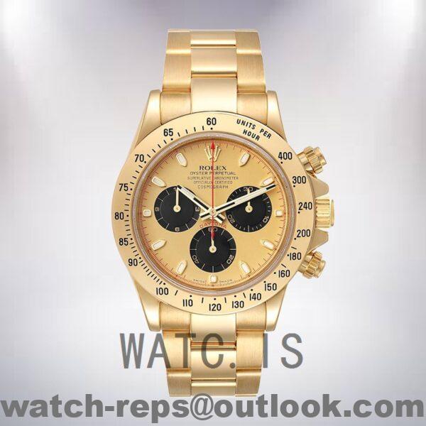 Rolex Daytona 116528-0041 Men's 40mm Champagne Dial Watch - Image 2