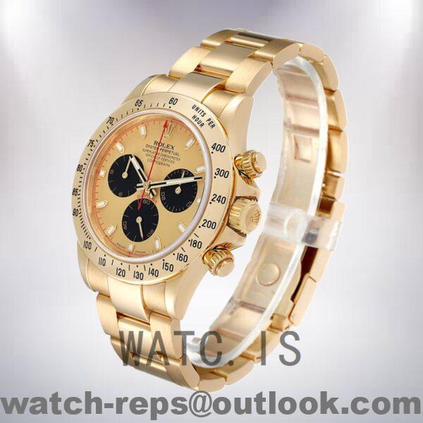 Rolex Daytona 116528-0041 Men's 40mm Champagne Dial Watch - Image 3