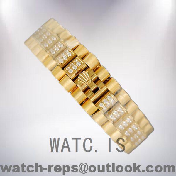 Rolex Day-Date 36mm Men's 118348 Gold-tone President Bracelet Watch - Image 4