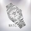 Rolex Day-Date 118346 36mm Men's Silver Dial Watch - Image 3