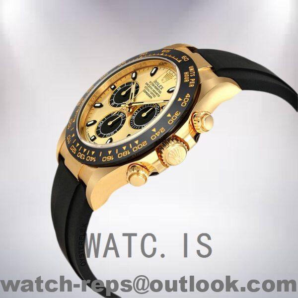 Rolex Daytona 40mm 116518CBKSR Men's Rubber Band Automatic Watch - Image 3