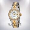 Rolex Datejust Ladies 28mm m279383rbr-0019 Jubilee Bracelet Mother of Pearl Dial Watch - Image 2
