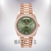 Rolex Day-Date m228345rbr-0011 Men's 40mm President Bracelet Rose Gold-tone Watch - Image 2
