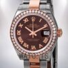 Rolex Datejust Ladies 28mm m279381rbr-0010 Automatic Chocolate Dial Watch