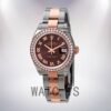 Rolex Datejust Ladies 28mm m279381rbr-0010 Automatic Chocolate Dial Watch - Image 2