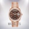 Rolex Day-Date m228345rbr-0005 Men's 40mm President Bracelet Rose Gold-tone Watch - Image 2