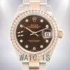 Rolex Datejust 28mm m279381rbr-0004 Ladies Oyster Bracelet Watch