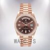 Rolex Day-Date Men's 40mm m228345rbr-0006 Automatic President Bracelet Watch - Image 2