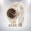 Rolex Datejust 28mm m279381rbr-0004 Ladies Oyster Bracelet Watch - Image 3