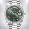 Rolex Day-Date Men's 40mm m228239-0033 Green Dial Jubilee Bracelet Watch