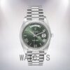 Rolex Day-Date Men's 40mm m228239-0033 Green Dial Jubilee Bracelet Watch - Image 2