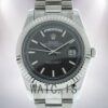 Rolex Day-date Men's 40mm 228239BKSP Silver-tone Watch