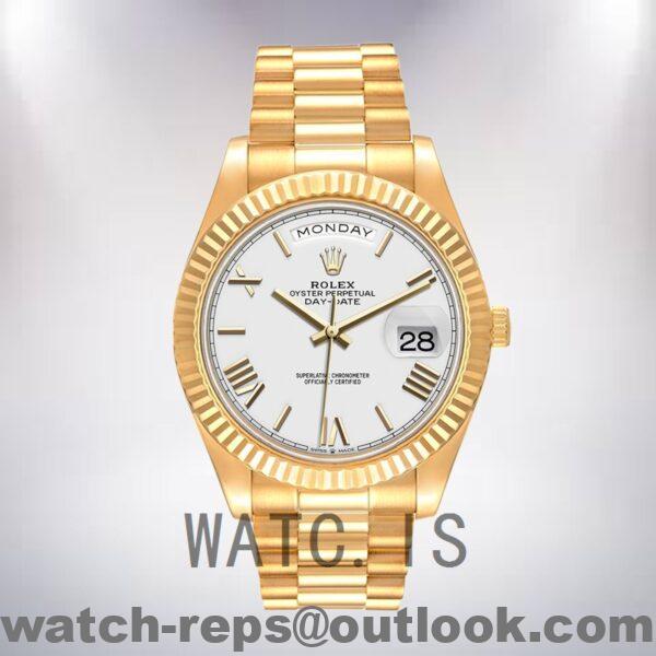 Rolex Day-Date 40mm m228238-0042 Men’s White Dial Watch 5