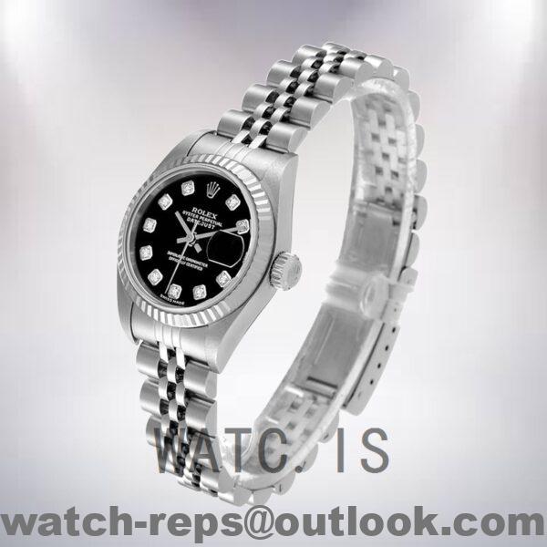 Rolex Datejust Ladies 28mm 279174 Black Dial Watch - Image 3