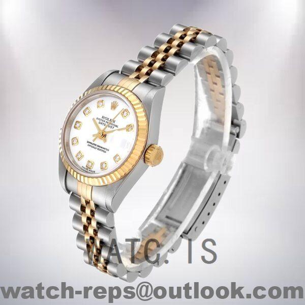 Rolex Datejust 279173 28mm Ladies Silver-tone Automatic Watch - Image 3