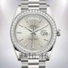 Rolex Day-Date 40mm Men's 228349SSP Automatic Silver-tone Watch