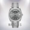 Rolex Day-Date 40mm Men's m228349rbr-0041 Silver-tone President Bracelet Watch - Image 2