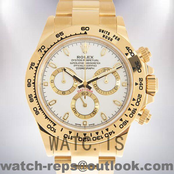 Rolex Daytona 116508WSO Men's 40mm White Dial Bracelet Watch