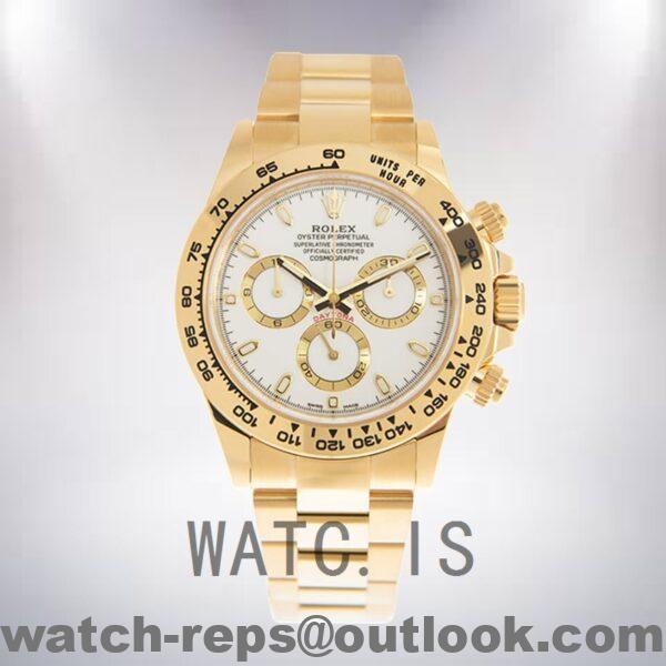 Rolex Daytona 116508WSO Men's 40mm White Dial Bracelet Watch - Image 2
