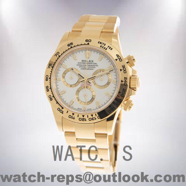 Rolex Daytona 116508WSO Men's 40mm White Dial Bracelet Watch - Image 3