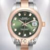 Rolex Datejust 279161 Ladies 28mm Green Dial Watch