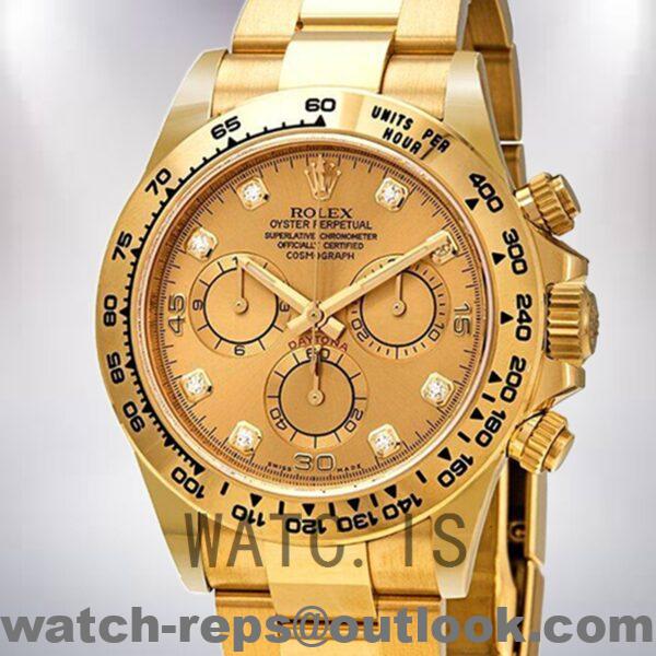 Rolex Daytona 116508GLDO Men's 40mm Yellow Gold-tone Automatic Watch