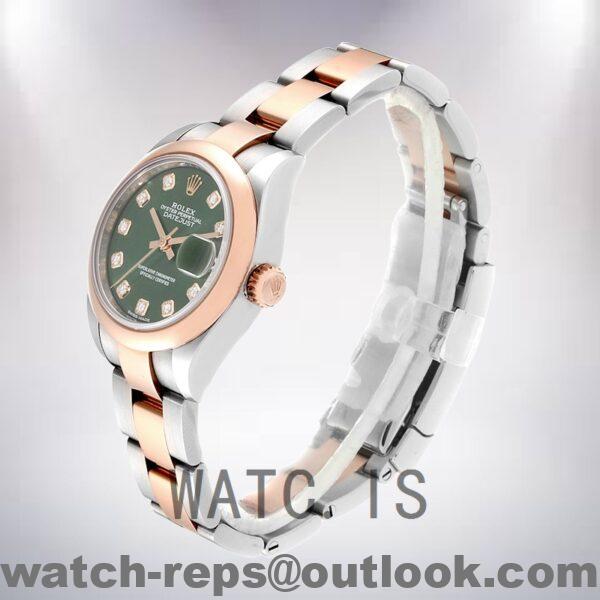 Rolex Datejust 279161 Ladies 28mm Green Dial Watch 6