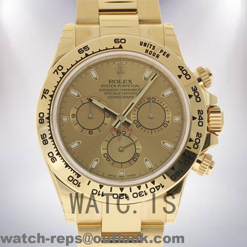 Rolex Daytona 116508BKSO Men’s 40mm Yellow Gold-tone Automatic Watch 2