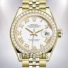 Rolex Datejust 28mm Ladies m279138rbr-0032 Jubilee Bracelet Watch