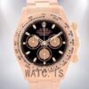 Rolex Daytona Men's 40mm m116505-0008 Black Dial Oyster Bracelet Watch