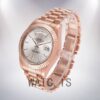 Rolex Day-Date m228235-0005 40mm Men's Silver Stripe Dial President Bracelet Watch - Image 3