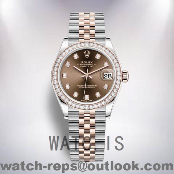 Rolex Datejust Ladies 31mm m278381rbr-0028 Chocolate Dial Watch - Image 2