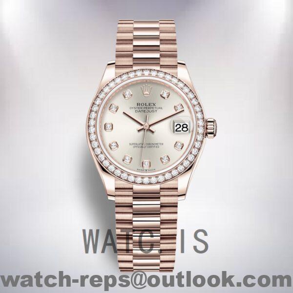 Rolex Datejust 31mm Ladies m278285rbr-0030 President Bracelet Automatic Watch - Image 2