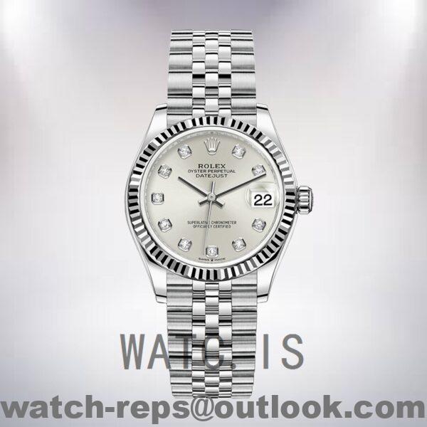Rolex Datejust 31mm Ladies m278274-0030 Automatic Jubilee Bracelet Watch - Image 2