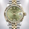 Rolex Datejust m278273-0016 31mm Ladies Silver-tone Green Dial Watch